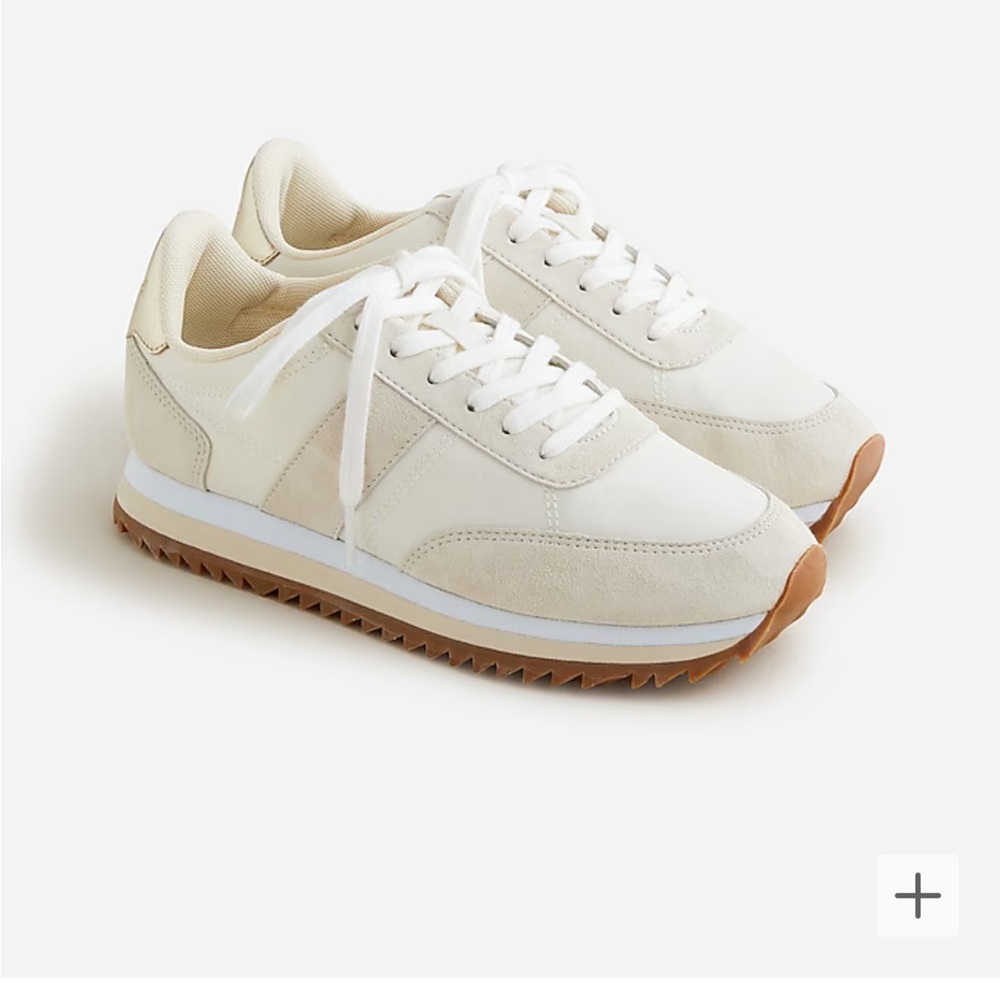 J.Crew trainers in metallic size 6.5 (6H) only worn once!